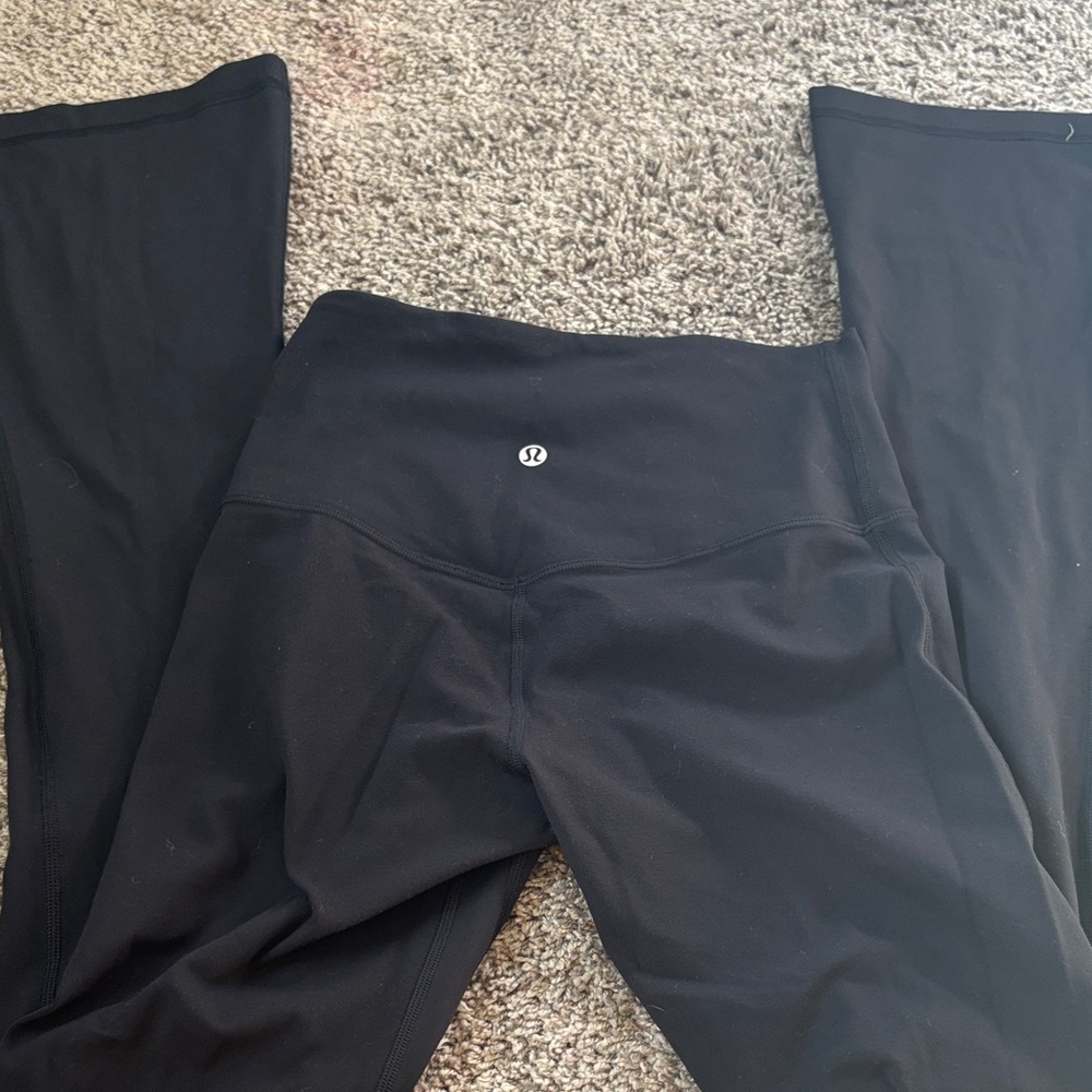 lululemon athletica Black Boot Cut Pants